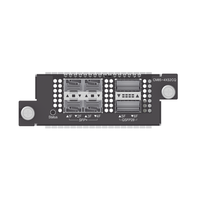 Tarjeta de Expiación para RG-CS85 series switch, 4 puertos SFP+ 10G y 2 puertos QSFP28 100G RUIJIE - Vista 2