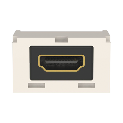 Módulo Acoplador HDMI 2.0, Hembra a Hembra Tipo-A, Categoría 2, Uso en 2 Puertos Mini-Com, Color Blanco Mate PANDUIT - Vis...