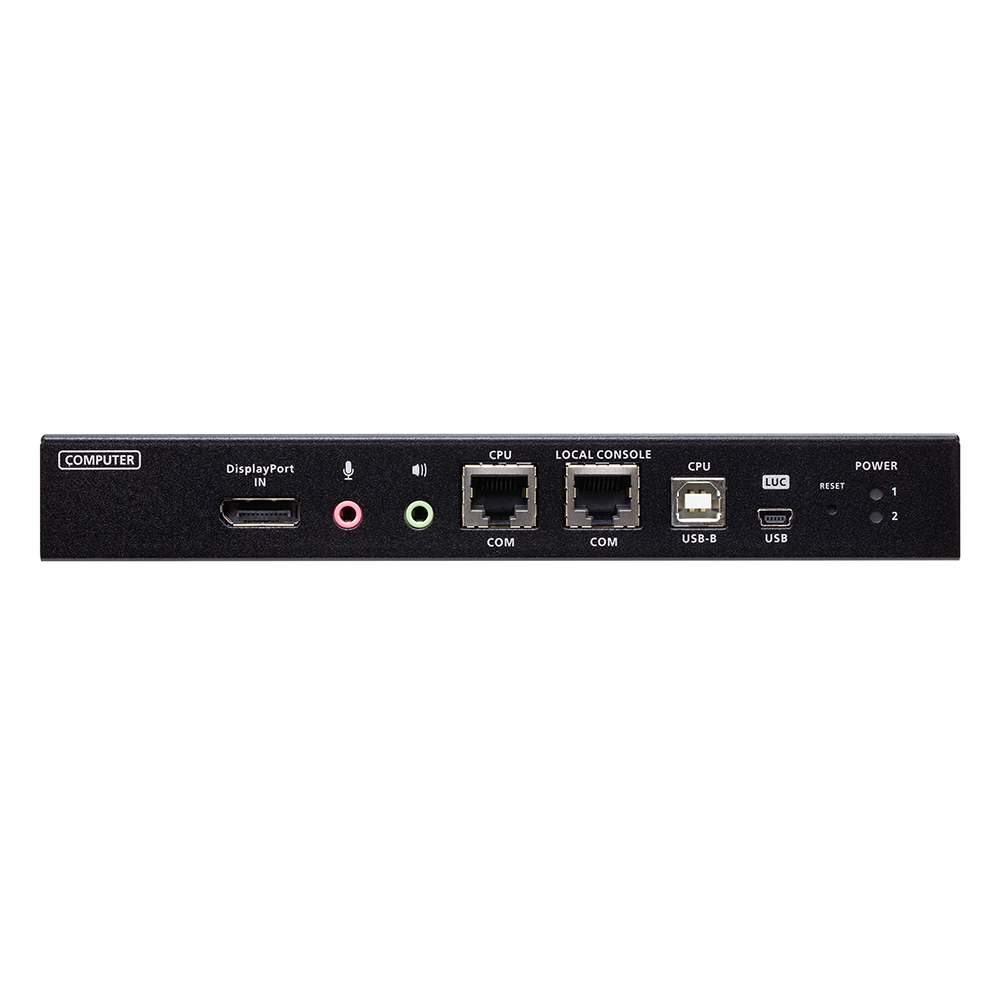 Conmutador KVM sobre IP / DisplayPort 4K / Acceso local y remoto compartido / USB-C frontal / Dual LAN | SIERRA STORE