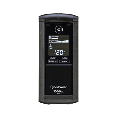 UPS de 1000 VA/600 W, Topología Línea Interactiva, Entrada 120 Vca NEMA 5-15P, Tipo Mini Torre, Con 9 Tomas NEMA 5-15R CYB...