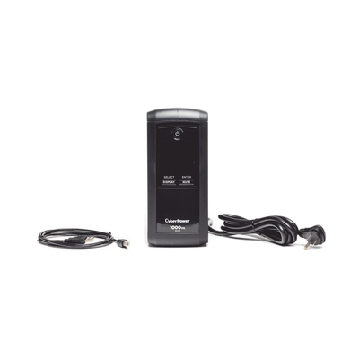 UPS de 1000 VA/600 W, Topología Línea Interactiva, Entrada 120 Vca NEMA 5-15P, Tipo Mini Torre, Con 9 Tomas NEMA 5-15R CYB...