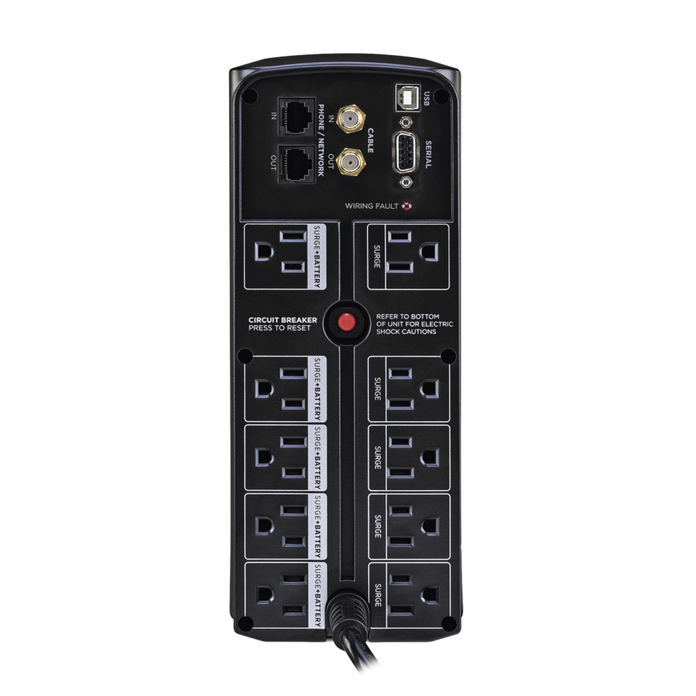 UPS Línea Interactiva / 1350 VA / 815 W / 10 Tomas NEMA 5-15R / LCD Multifunción / AVR / Supresión 1500 J | SIERRA STORE