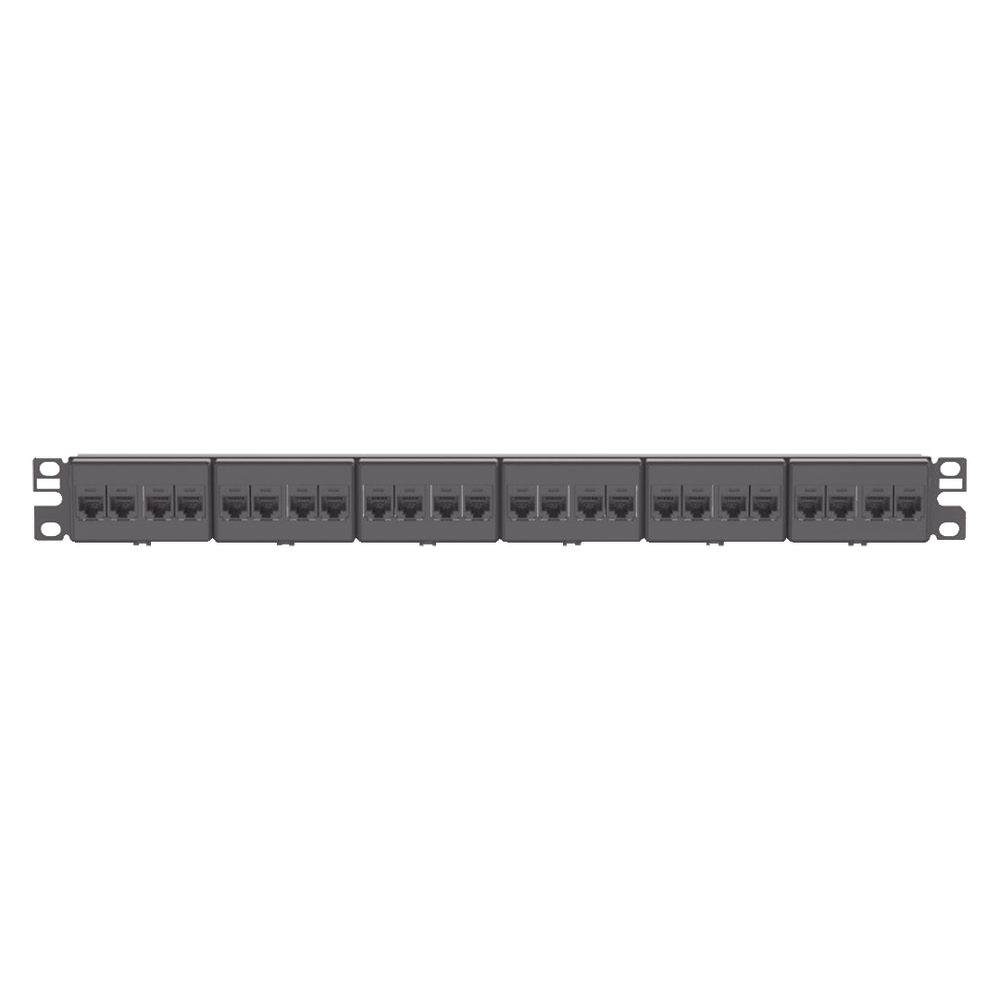 PANDUIT CP24688BL - Panel de Parcheo / 24 Puertos / Categoría 6 / 1 UR / Plano / Negro | SIERRA STORE