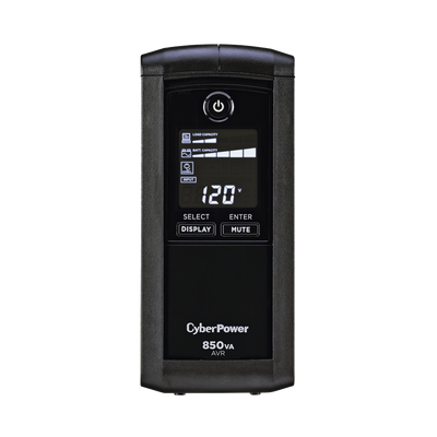 UPS de 850 VA/510 W, Topología Línea Interactiva, Entrada 120 Vca NEMA 5-15P, Tipo Mini Torre, Con 9 Tomas NEMA 5-15R CYBE...