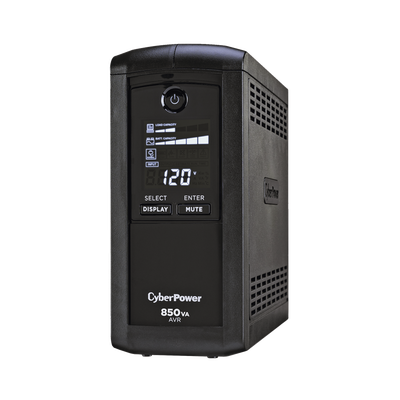 UPS de 850 VA/510 W, Topología Línea Interactiva, Entrada 120 Vca NEMA 5-15P, Tipo Mini Torre, Con 9 Tomas NEMA 5-15R CYBE...