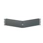 Panduit CPAF2BLY - Tapa Ciega Para Rack Estándar de 19in, Angulado, de Acero,...