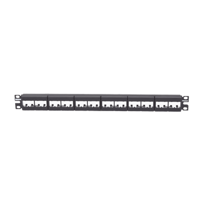Panel de Parcheo Modular Mini-Com (Sin Conectores), Plano, Sin Blindaje, de 24 Puertos, 1UR PANDUIT - Vista 2