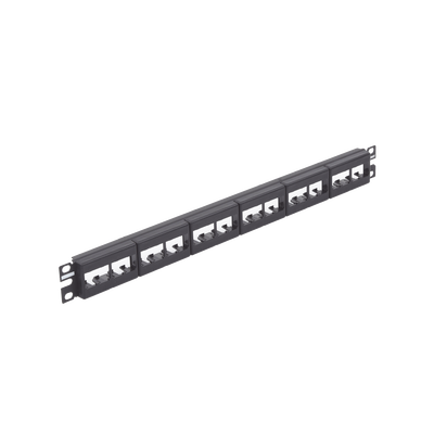 Panel de Parcheo Modular Mini-Com (Sin Conectores), Plano, Sin Blindaje, de 24 Puertos, 1UR - PANDUIT