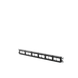 Panel de Parcheo Modular Mini-Com (Sin Conectores), Plano, Sin Blindaje, Con Etiqueta y Cubierta, de 24 Puertos, 1UR PANDU...