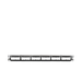 Panel de Parcheo Modular Mini-Com (Sin Conectores), Plano, Sin Blindaje, Con Etiqueta y Cubierta, de 24 Puertos, 1UR PANDU...