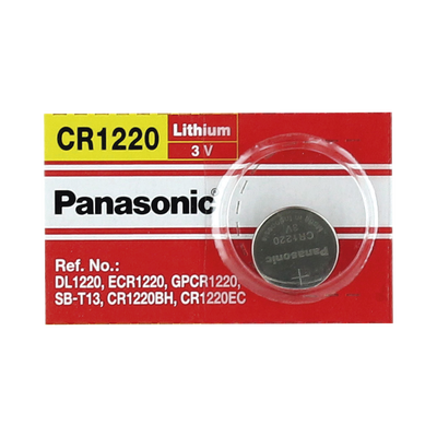 Batería de Litio tipo Moneda 3V @ 35mAh / Recomendado para DVR´s epcom y HIKVISION (No Recargable) - PANASONIC