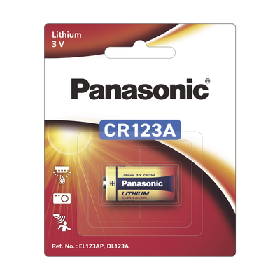 Batería de litio PANASONIC / 3 Vcc /1,550 mAh / Aplicación en transmisores de alarma inalámbricos/ Con empaque - PANASONIC