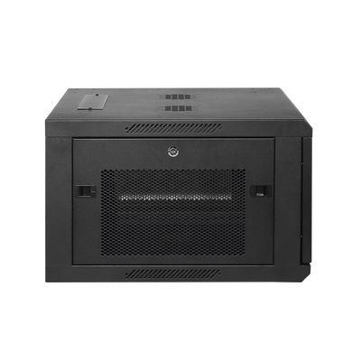 Gabinete Fijo para Montaje en Pared con Puerta Perforada, 6UR (600 x 372 x 600 mm) (An. x Al. x Prof.) CYBERPOWER - Vista 2