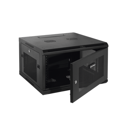 Gabinete Fijo para Montaje en Pared con Puerta Perforada, 6UR (600 x 372 x 600 mm) (An. x Al. x Prof.) - CYBERPOWER