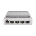 (CRS305-1G-4S+IN) Switch administrable Sistema Operativo Dual, puerto 1G Rj45, 4 puertos 10G SFP+ para Escritorio MIKROTIK...