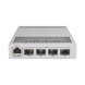 (CRS305-1G-4S+IN) Switch administrable Sistema Operativo Dual, puerto 1G Rj45, 4 puertos 10G SFP+ para Escritorio MIKROTIK...