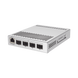 (CRS305-1G-4S+IN) Switch administrable Sistema Operativo Dual, puerto 1G Rj45, 4 puertos 10G SFP+ para Escritorio MIKROTIK...