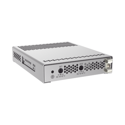 (CRS305-1G-4S+IN) Switch administrable Sistema Operativo Dual, puerto 1G Rj45, 4 puertos 10G SFP+ para Escritorio - MIKROTIK