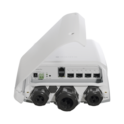 (FiberBox Plus) Switch 4 puertos SFP+ 10 Gbps, Para exterior MIKROTIK - Vista 4