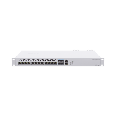 (CRS312-4C+8XG-RM) Cloud Router Switch 8 Puertos 10G RJ45, 4 compartidos RJ45/SFP+ - MIKROTIK