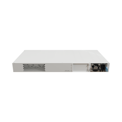 Cloud Router Switch 16 puertos, 8 PoE+ y 8 PoE++, Fuentes redundantes Hot-Swap MIKROTIK - Vista 2