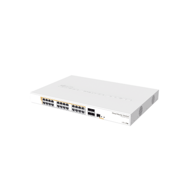 CRS328-24P-4S+RM - 24 port Gigabit Ethernet router/switch with four 10Gbps SFP+ MIKROTIK - Vista 2