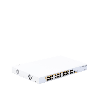 CRS328-24P-4S+RM - 24 port Gigabit Ethernet router/switch with four 10Gbps SFP+ MIKROTIK - Vista 6