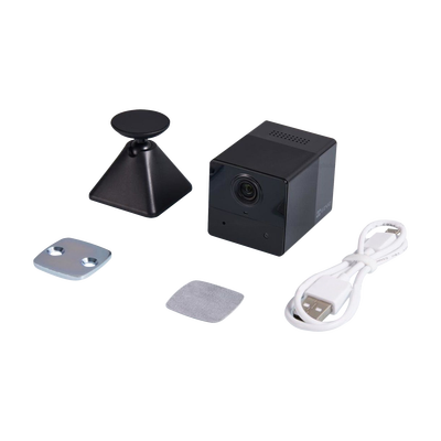 Mini Cámara IP Inalámbrica Con Batería Recargable (Cero Cables) / 2 Megapíxel  / Uso en Interior / Grabación en la Nube / ...