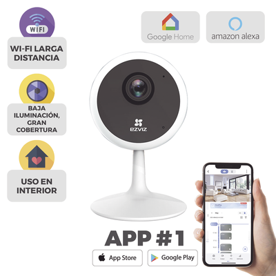 Mini Cámara IP 2 Megapixel / Detección de Movimiento / Grabación en la Nube / Notificación Push / Audio Bidireccional (Mic...