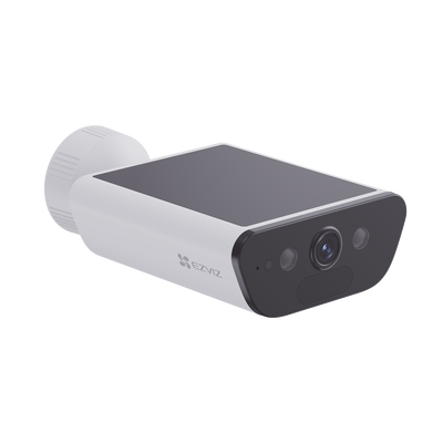 Camara de Bateria con Panel Solar Integrado / 4K Resolucion / WI-FI 6 / Vision Nocturna / Detección Humana y de Vehiculos / B