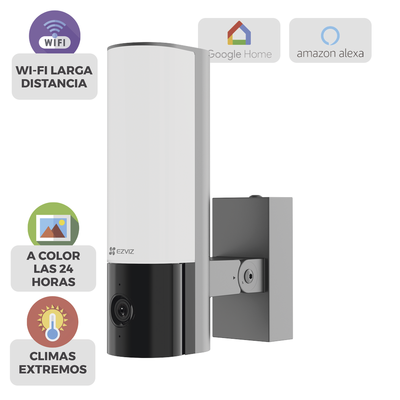 Cámara IP 4 Megapíxel / Wi-Fi / Lampara Integrada / Audio de dos vías / Imágen Nocturna a Color / Detección Humana / Audio...