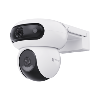 Cámara Doble Lente PT / Rotación en Ambos Lentes / Wi-Fi / 4MP+ y 4MP (Resolución 8 Megapixel ) / Auto Seguimiento Intelig...