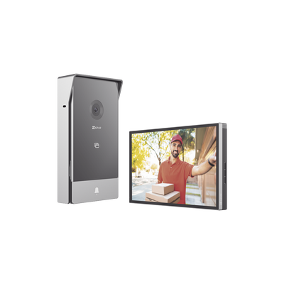 Videoportero IP Conexión a 2 Hilos / Con Monitor Wi-Fi para Interior / Frente de Calle  IP65 Uso En Exterior Debe Tener Pr...