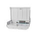 (CSS610-1Gi-7R-2S+OUT) netPower Lite 7R Switch Smart 7 puertos PoE Inverso Gigabit, 2 SFP+ 10G, para exterior - MIKROTIK