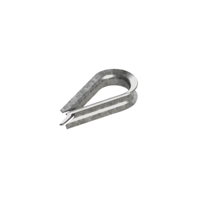 Cuello/ Guardacabo/ Rozadera para Cable de 1/4" de Acero Galv. por Inmersión. - SYSCOM TOWERS