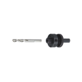 Adaptador para Broca Sierra / 3/8" / Compatible 3/8" y 1/2" / Brocas 9/16" a 1-1/8" / Guía de Eje Único | SIERRA STORE