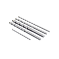 Juego de Brocas para Concreto / 5 Piezas / Zanco Recto / Carburo de Tungsteno / 3/16" a 1/2" / Compatible SDS-Plus 3/8" (10 mm) | SIERRA STORE
