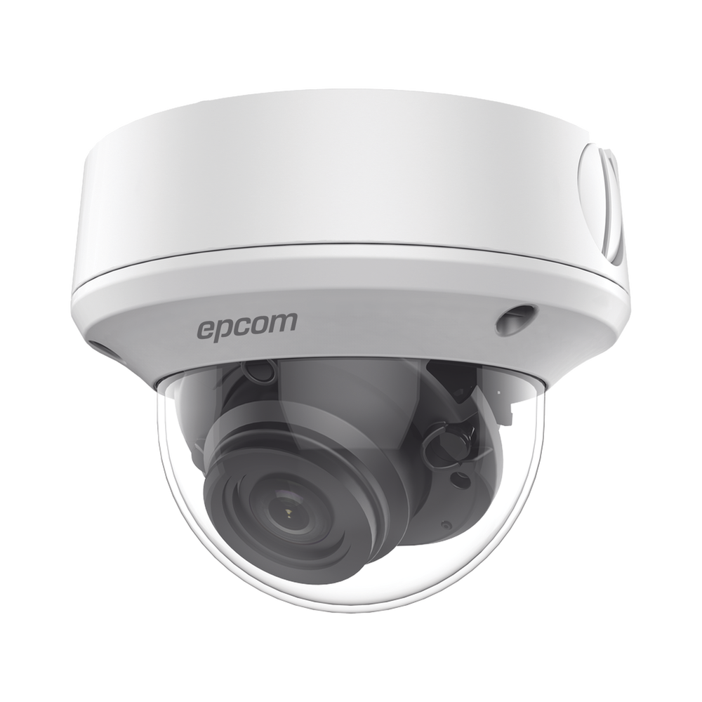 Domo TURBOHD 5 Megapixel / Lente Mot. 2.7 - 13.5 mm / 40 mts IR EXIR / TVI-AHD-CVI-CVBS / IK10 / IP67 / dWDR / 12 Vcc / 24 VCA | SIERRA STORE