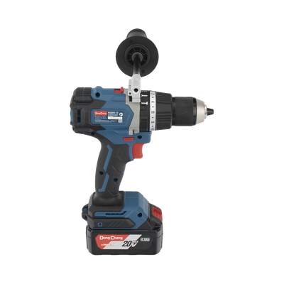 Rotomartillo / Taladro Inalámbrico sin carbones de 20V, incluye 2 Baterías de 4.0Ah, Cargador y Maletín. DONGCHENG - Vista 5