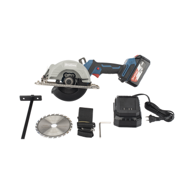 Sierra circular Inalmbrica sin escobillas de 20V, Incluye una Batería de 4.0Ah y Cargador. DONGCHENG - Vista 5