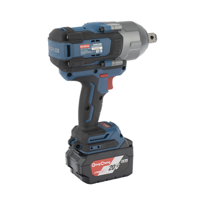 Llave de Impacto Inalámbrica de 20V, Entrada de 3/4 in, Incluye 2 Baterías de 6Ah, Cargador y Estuche DONGCHENG - Vista 4