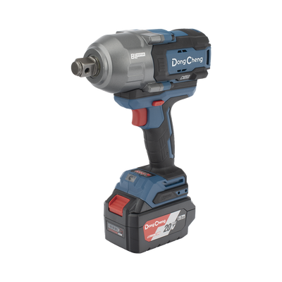 Llave de Impacto Inalámbrica de 20V, Entrada de 3/4 in, Incluye 2 Baterías de 6Ah, Cargador y Estuche - DONGCHENG