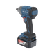 Llave de Impacto Inalámbrica de 20 V, incluye 2 Baterías de 4.0 AH, Cargador y Estuche plástico. DONGCHENG - Vista 3