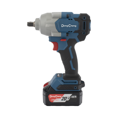 Llave de Impacto Inalámbrica de 20 V, incluye 2 Baterías de 5.0 AH, Cargador y Estuche plástico. DONGCHENG - Vista 2