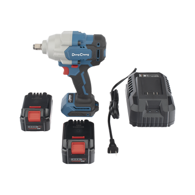 Llave de Impacto Inalámbrica de 20 V, incluye 2 Baterías de 5.0 AH, Cargador y Estuche plástico. DONGCHENG - Vista 5