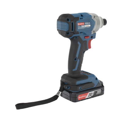 Atornillador de Impacto de 1/4 in. sin escobillas de 20V, incluye Batería de 2.0 Ah y Maletín DONGCHENG - Vista 4