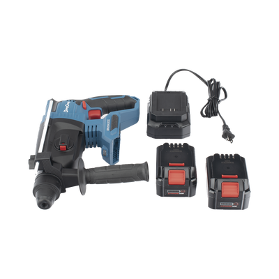 Martillo perforador inalámbrico SDS-PLUS, Incluye 2 Baterías 20V, 4.0 Ah, Cargador y Estuche DONGCHENG - Vista 6