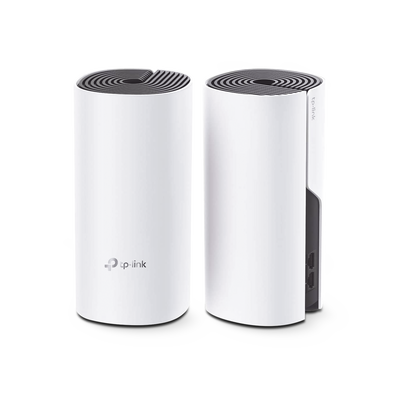 KIT 2 Routers Inalámbricos MESH Interior para Hogar / Doble Banda Wi-Fi 5 AC1200 Mbps / 2 Puerto Gigabit WAN/LAN / 2 Anten...