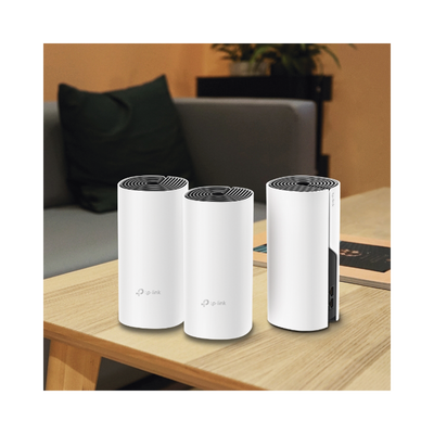 KIT 3 Routers Inalámbricos MESH Interior para Hogar / Doble Banda Wi-Fi 5 AC1200 Mbps / 2 Puerto Gigabit WAN/LAN / 2 Anten...