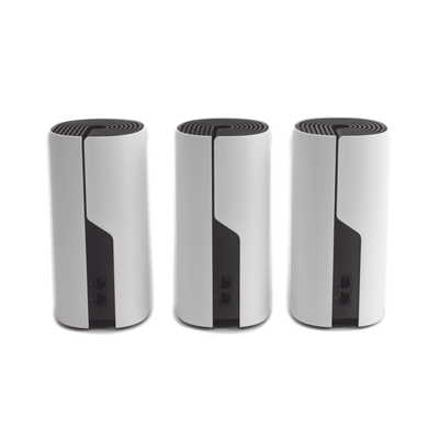 KIT 3 Routers Inalámbricos MESH Interior para Hogar / Doble Banda Wi-Fi 5 AC1200 Mbps / 2 Puerto Gigabit WAN/LAN / 2 Anten...